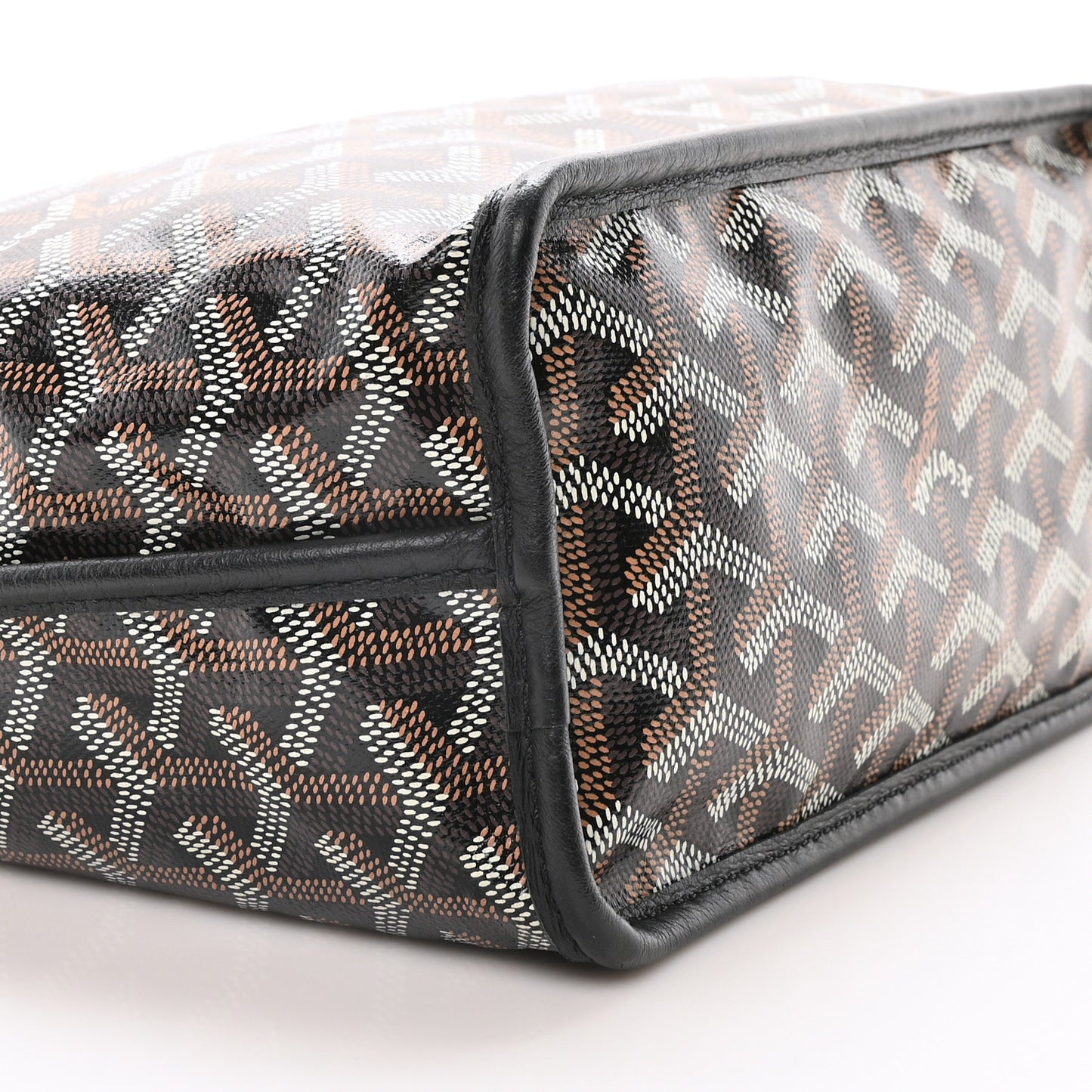 Goyardine Reversible Mini Anjou Black