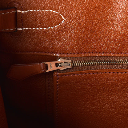 Hermes Natural Barenia Birkin 35 Fauve 12 of 23