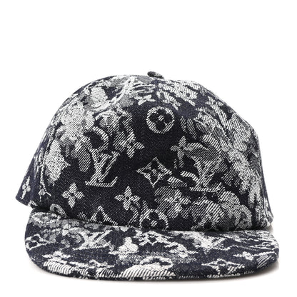 Louis Vuitton Monogram Tapestry Cap 60 Bleu 1 of 10
