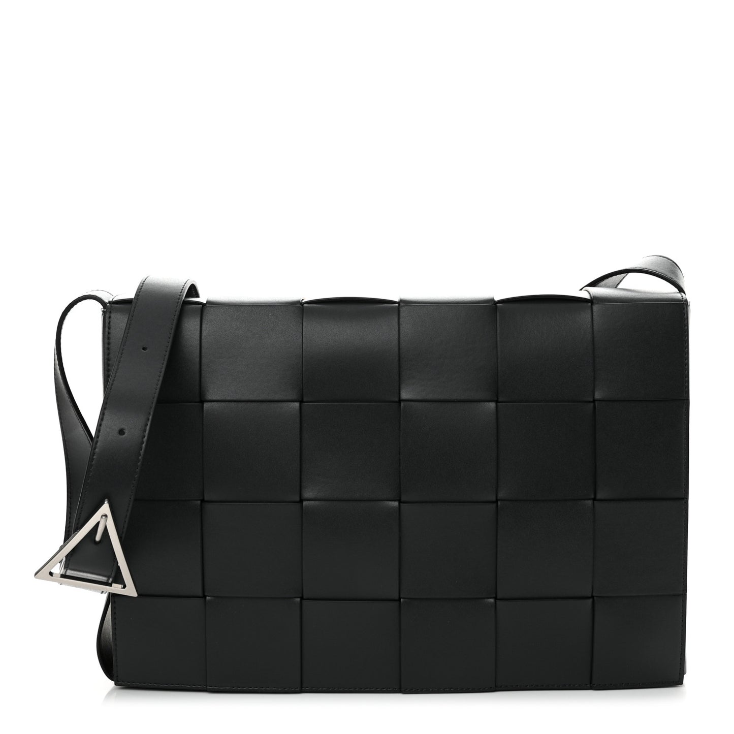 Calfskin Maxi Intreccio Cassette Bag Ardoise
