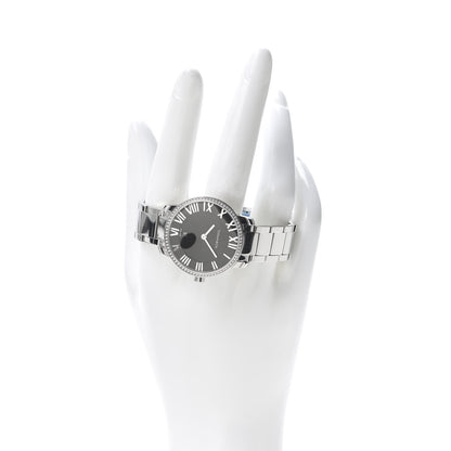 Tiffany Stainless Steel Diamond Bezel 31mm Atlas 2-Hand Quartz Watch Black 2 of 7