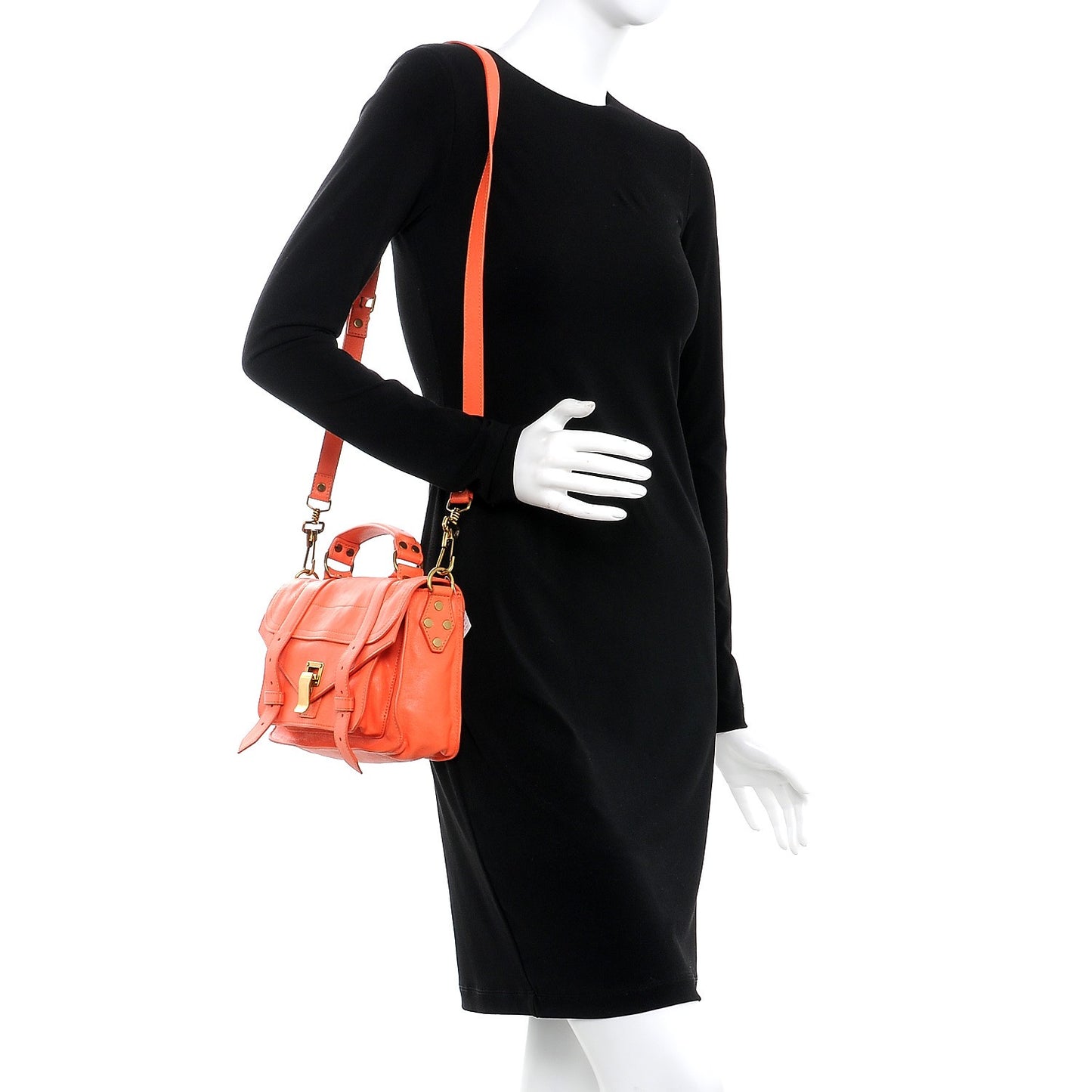 Lambskin Tiny PS1 Satchel Grapefruit