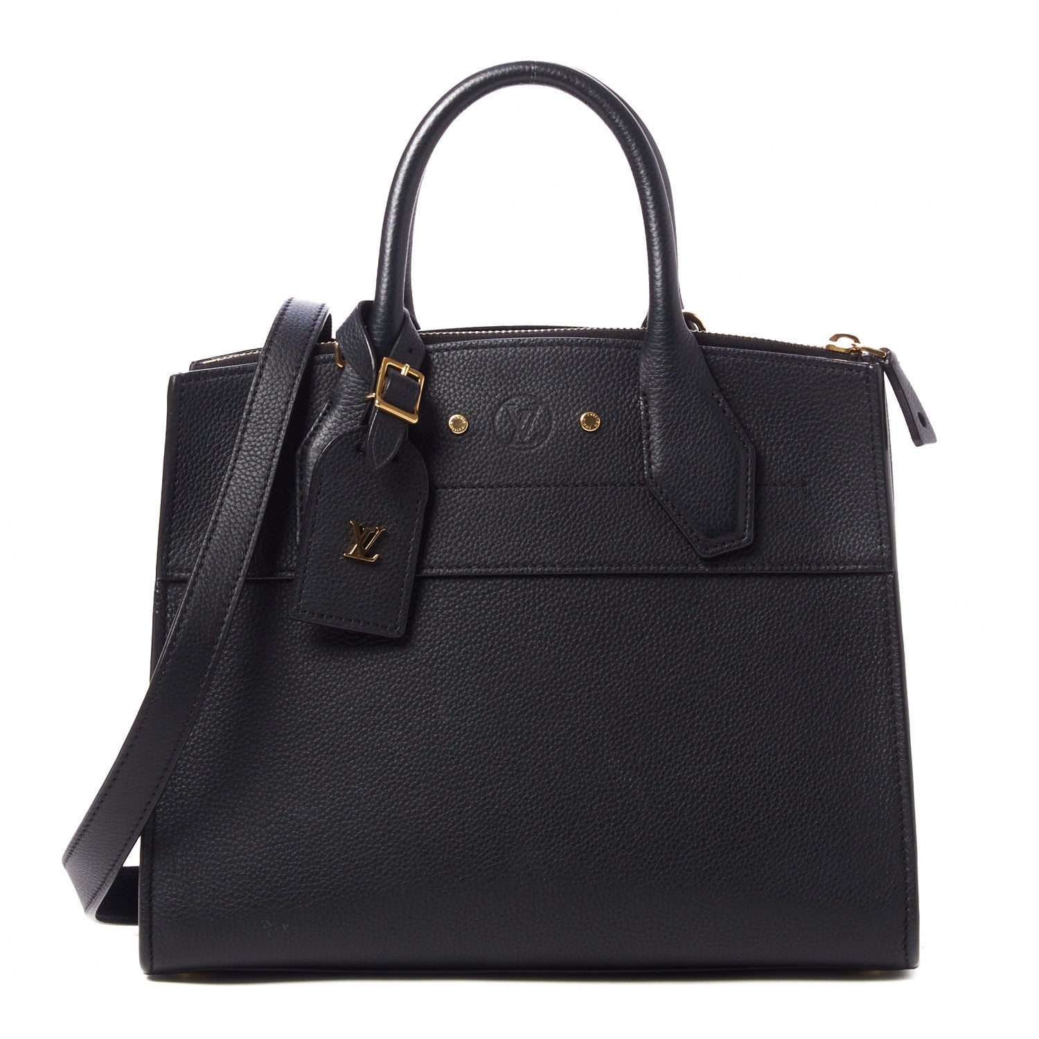 Louis Vuitton Taurillon City Steamer PM Black 1 of 8