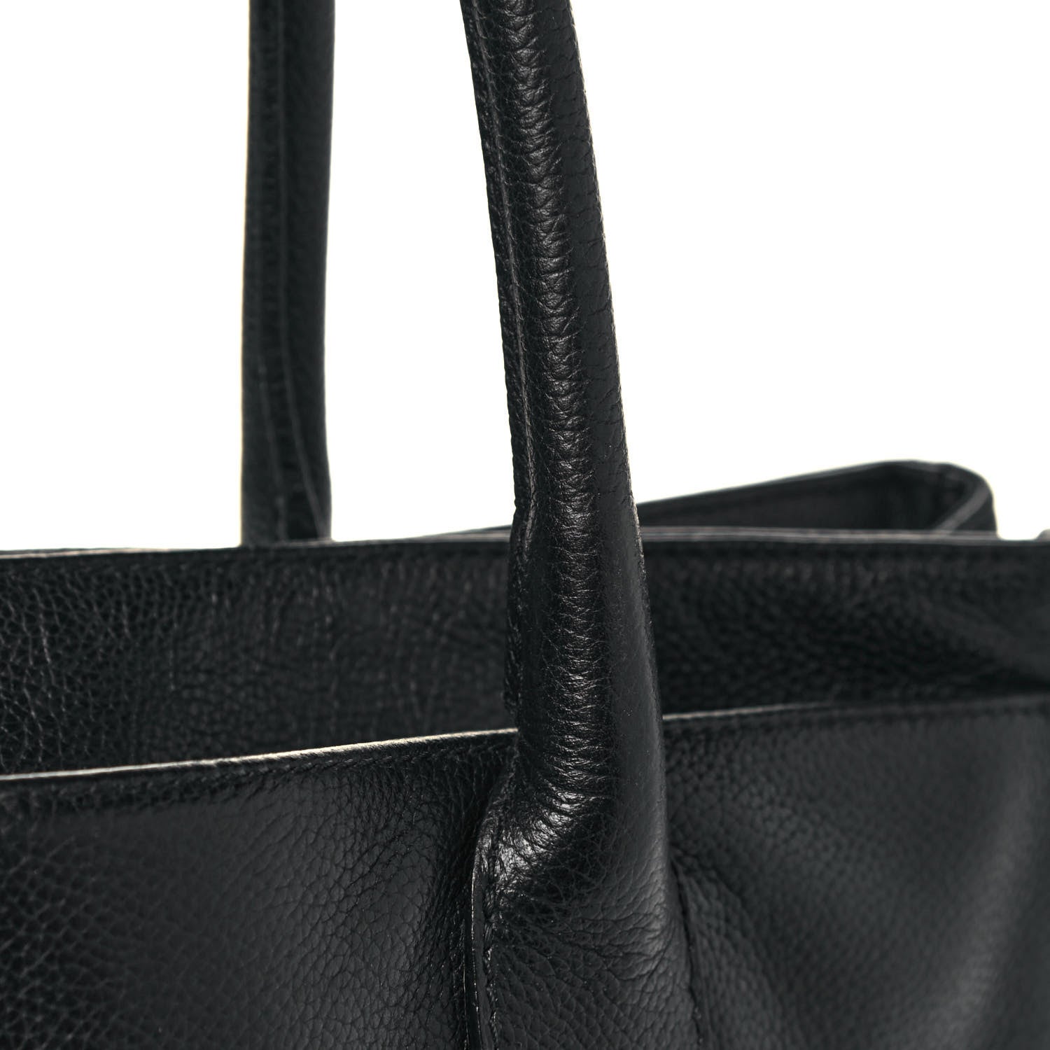 Chanel Calfskin Cerf Executive Shopper Tote Black 18 of 18