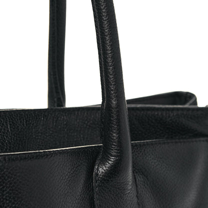 Chanel Calfskin Cerf Executive Shopper Tote Black 18 of 18