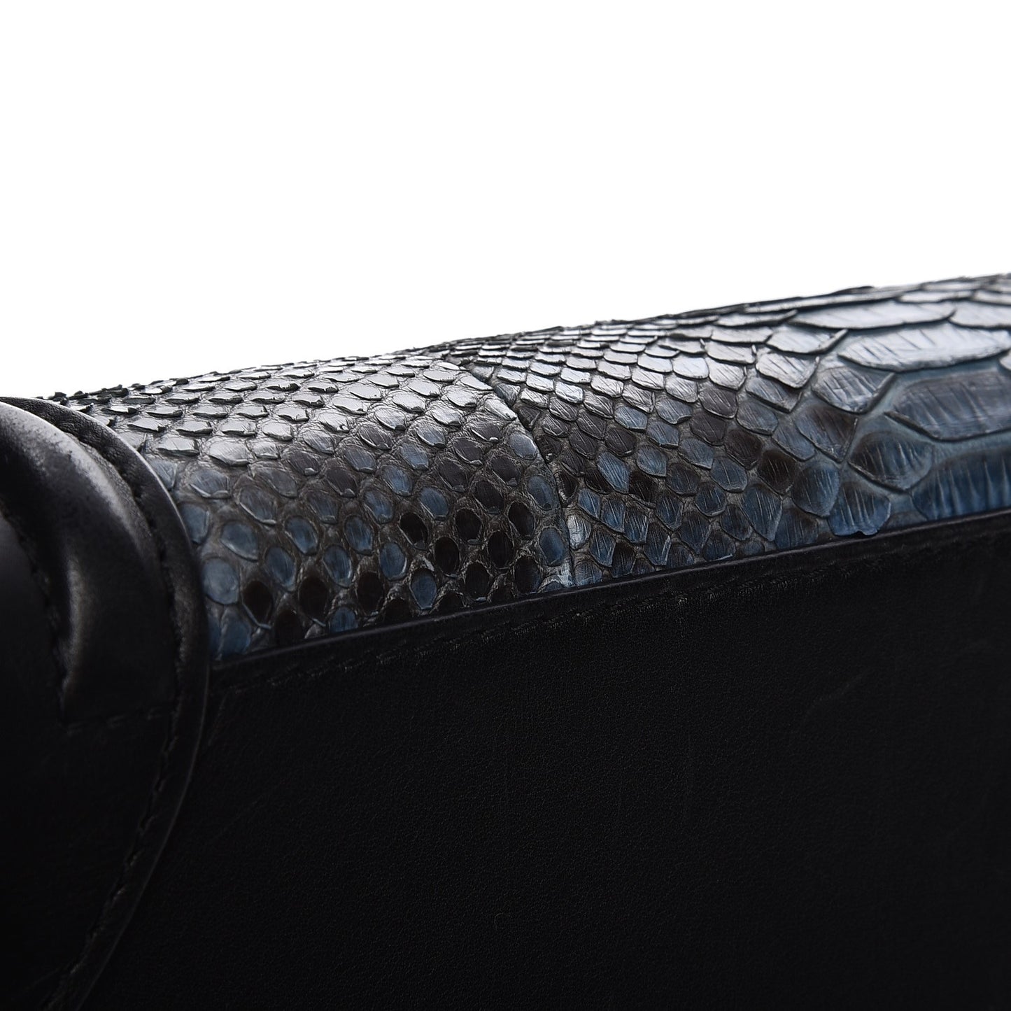 Python Suede Mini Luggage