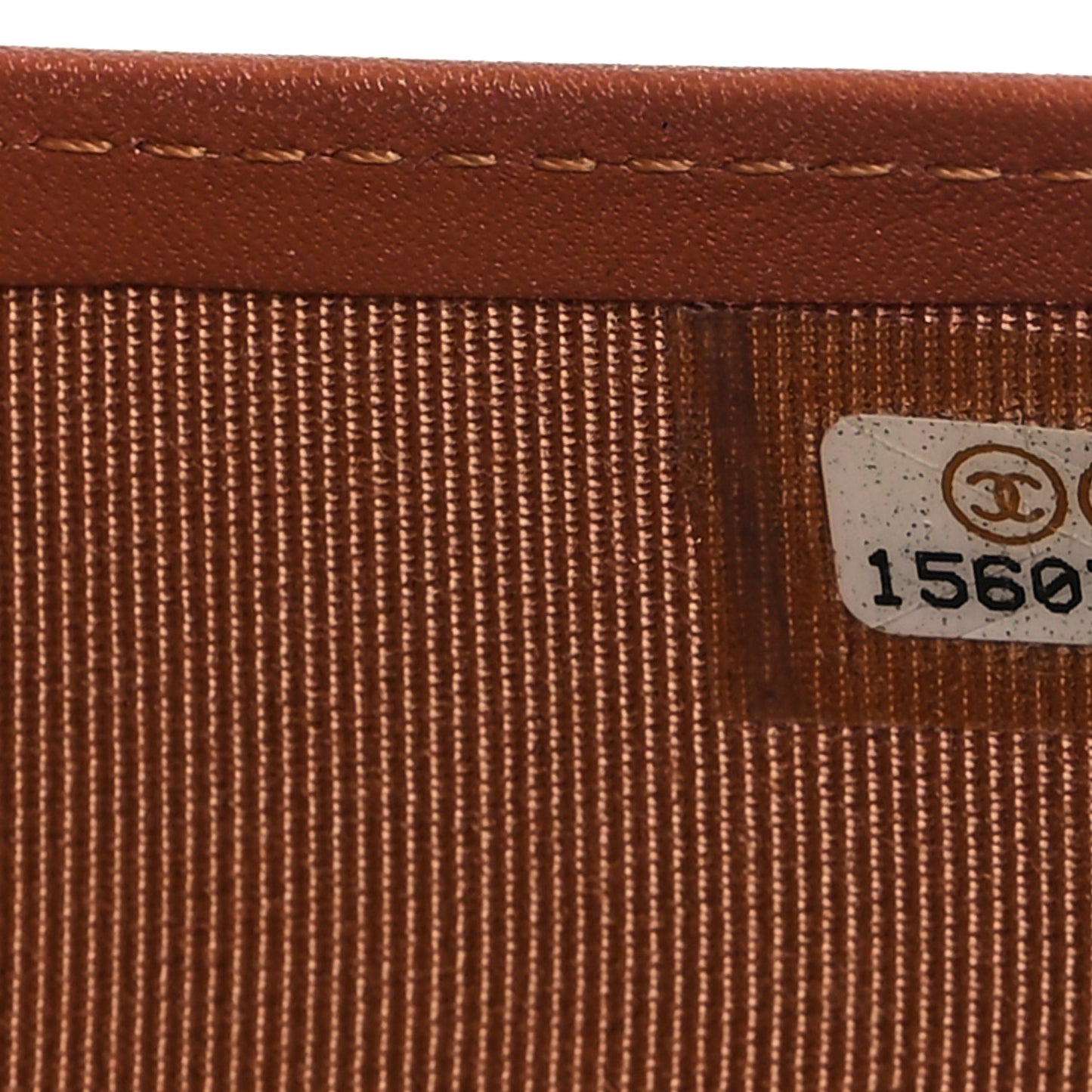 Caviar Quilted Yen Wallet Dark Beige