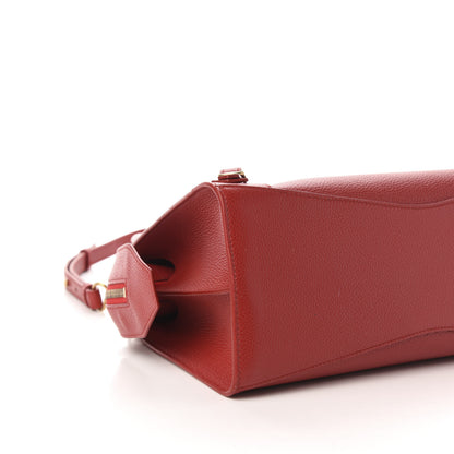 Balenciaga Grained Calfskin Neo Classic Gold Hardware S City Medium Red 8 of 10