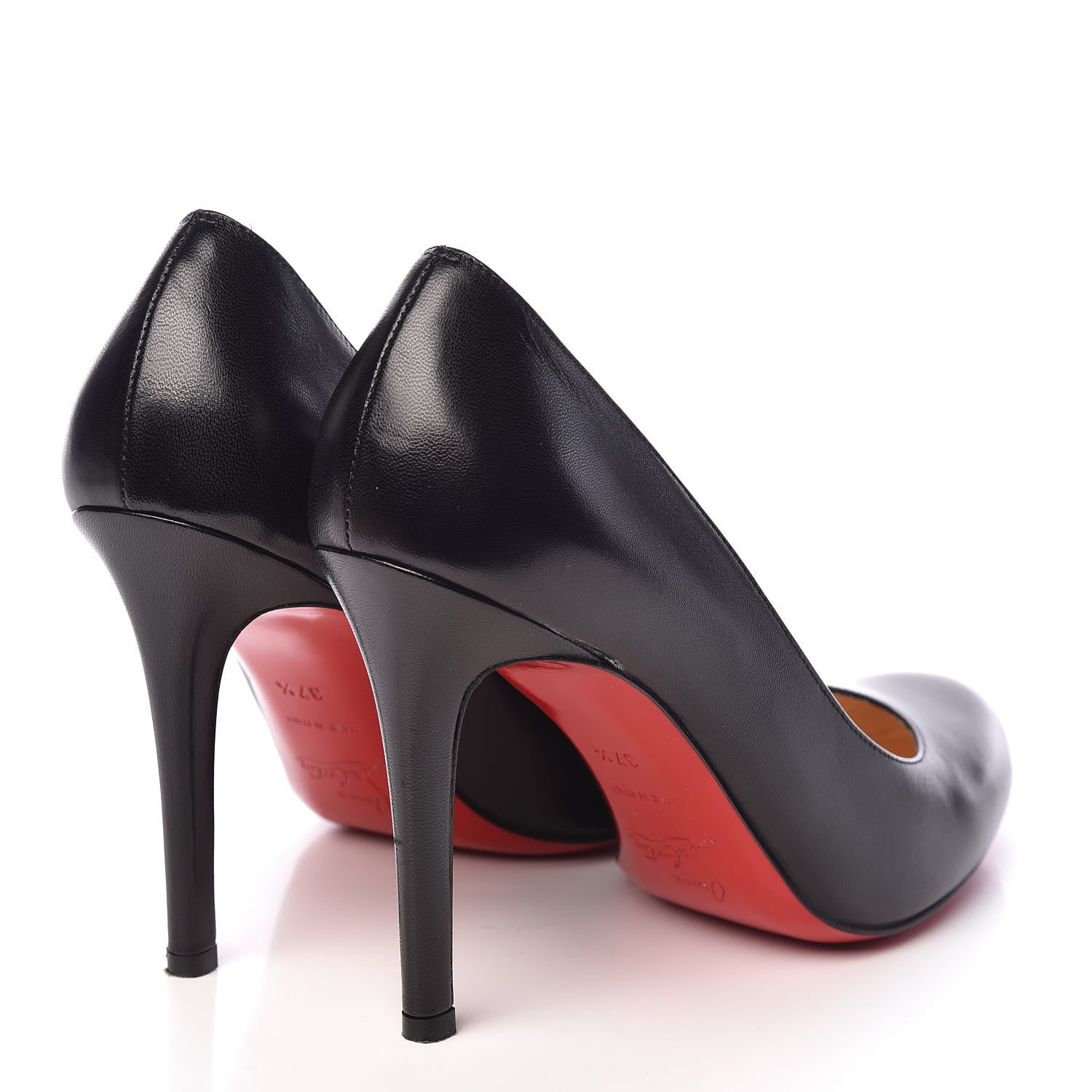 Christian Louboutin Kid Simple 100 Pumps 37.5 Black 4 of 12