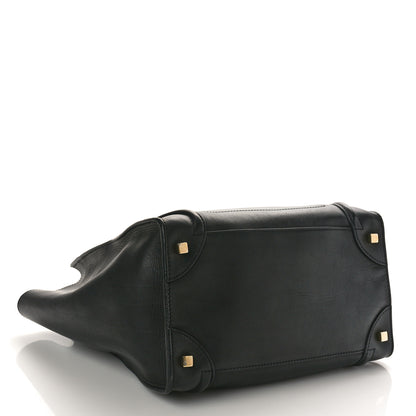 Celine Smooth Calfskin Mini Luggage Black 4 of 9