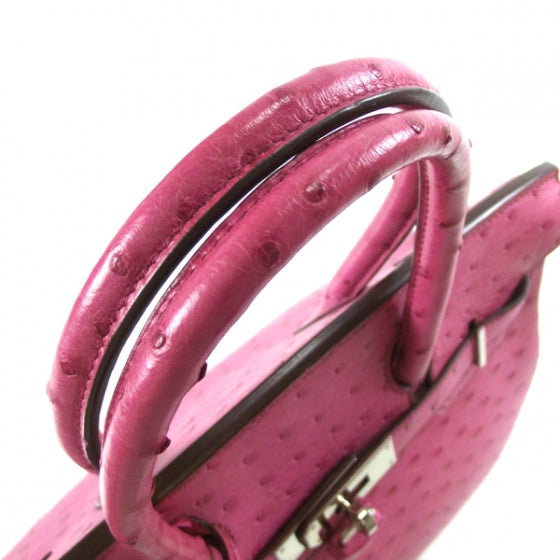 Hermes Ostrich Birkin 30 Fuchsia 5 of 11