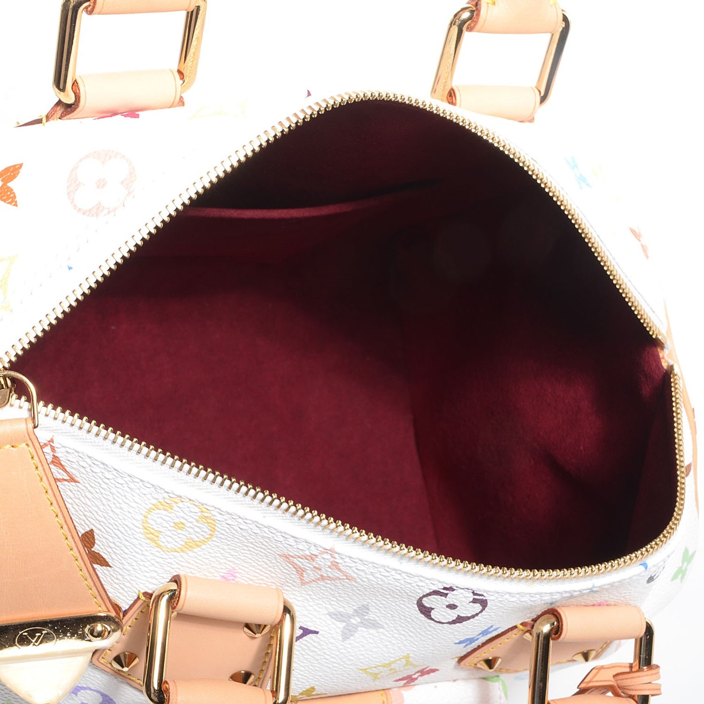 Monogram Multicolor Speedy 30 White