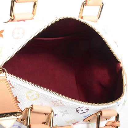 Louis Vuitton Monogram Multicolor Speedy 30 White 6 of 8