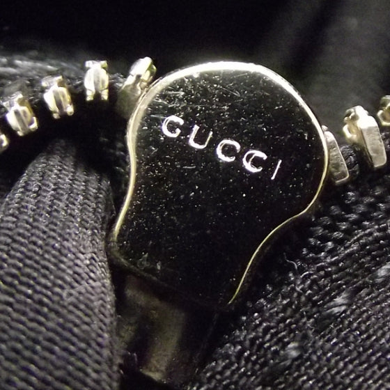 Gucci Canvas Horsebit Hobo Black 10 of 10