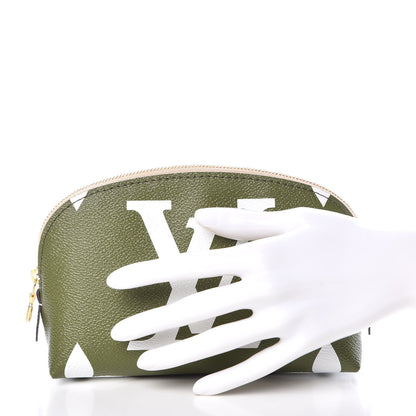 Louis Vuitton Monogram Giant Cosmetic Pouch Kaki 2 of 9