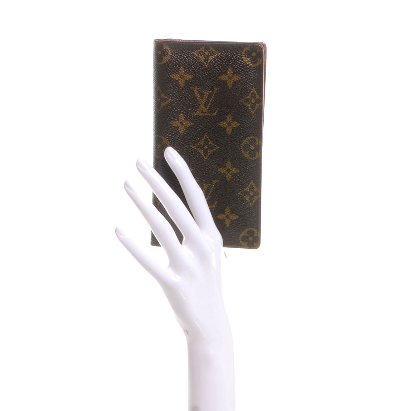 Louis Vuitton Monogram Porte Valeurs Checkbook Wallet 2 of 8