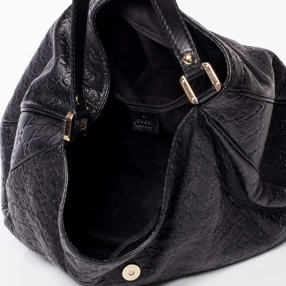 Gucci Guccissima New Ladies Web Hobo Black 8 of 9