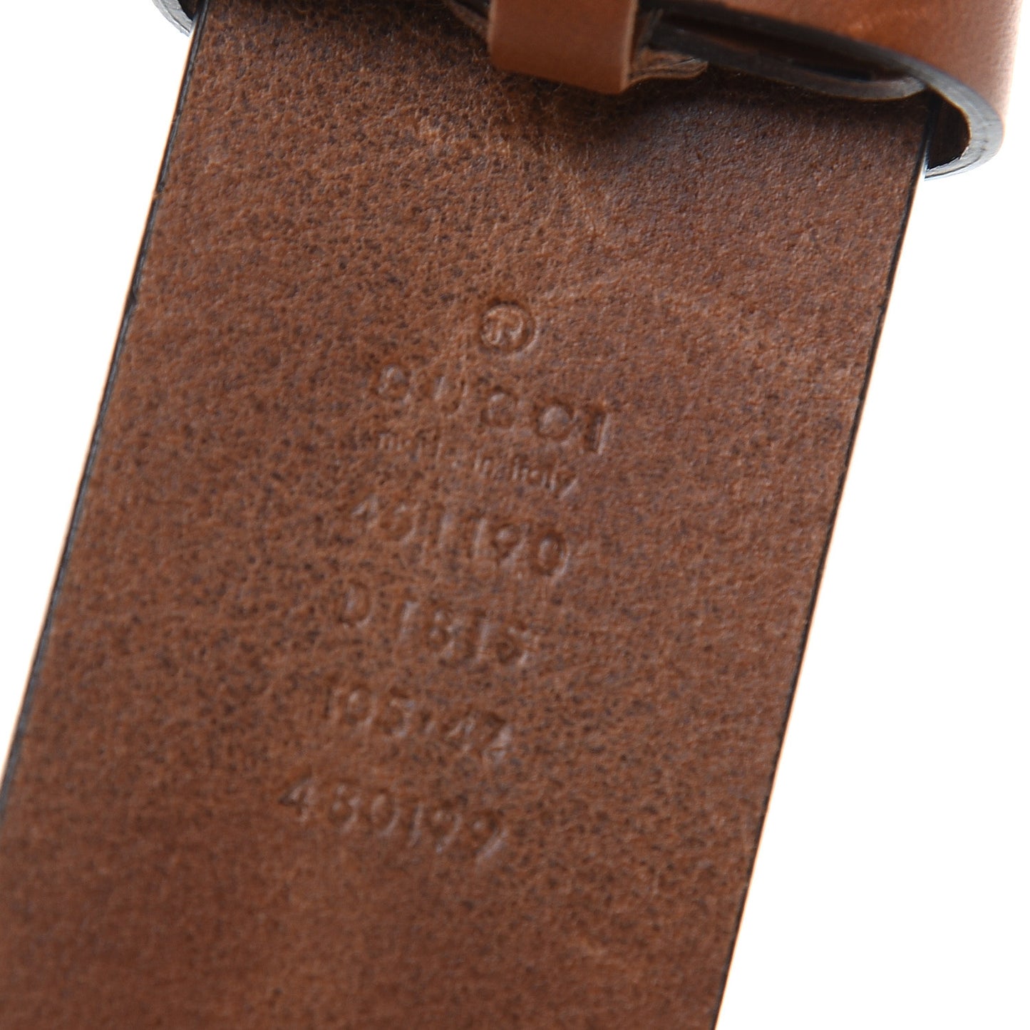 Calfskin Metal Tiger head Buckle Belt 105 42 Brown