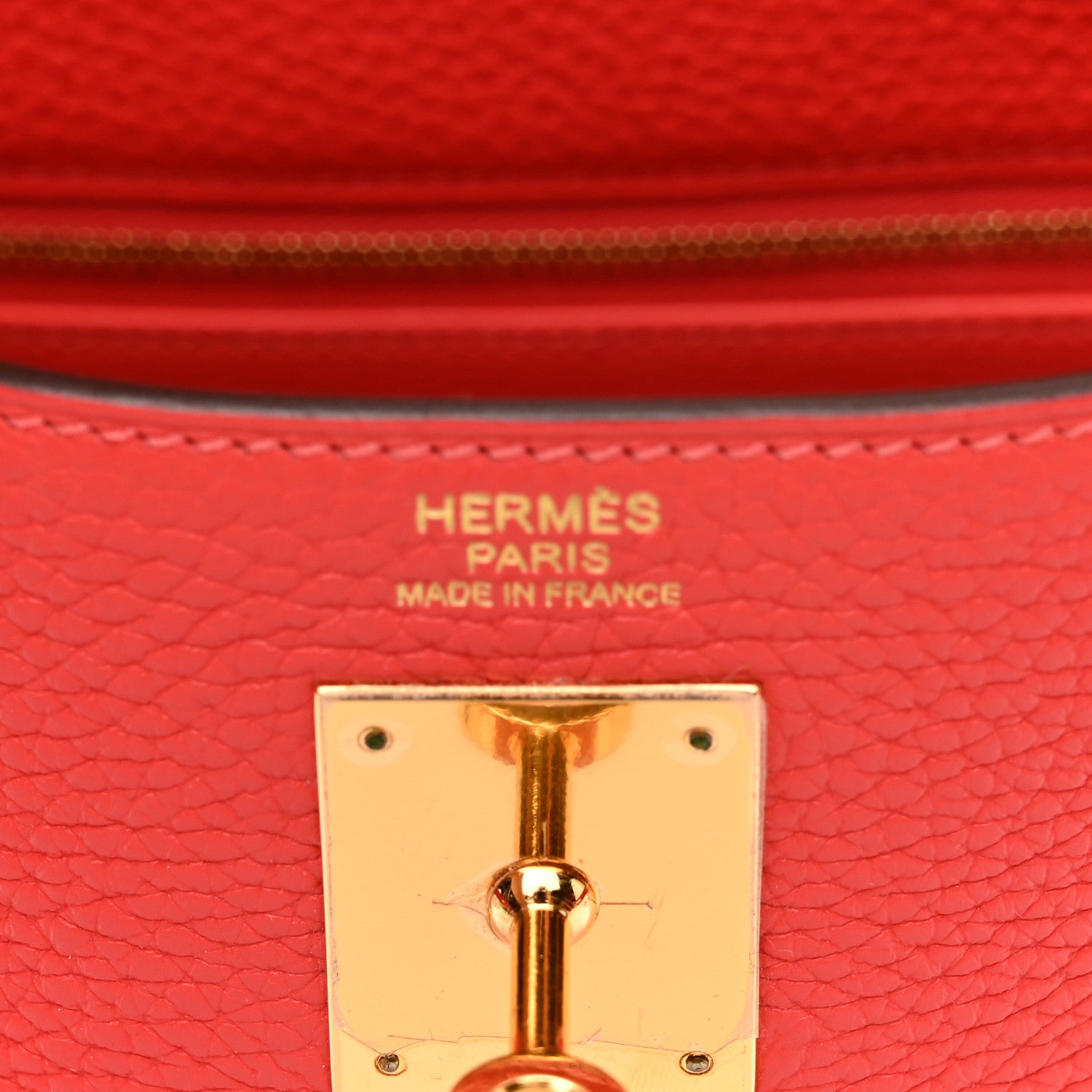 Hermes Togo Kelly Retourne 32 Geranium 6 of 13