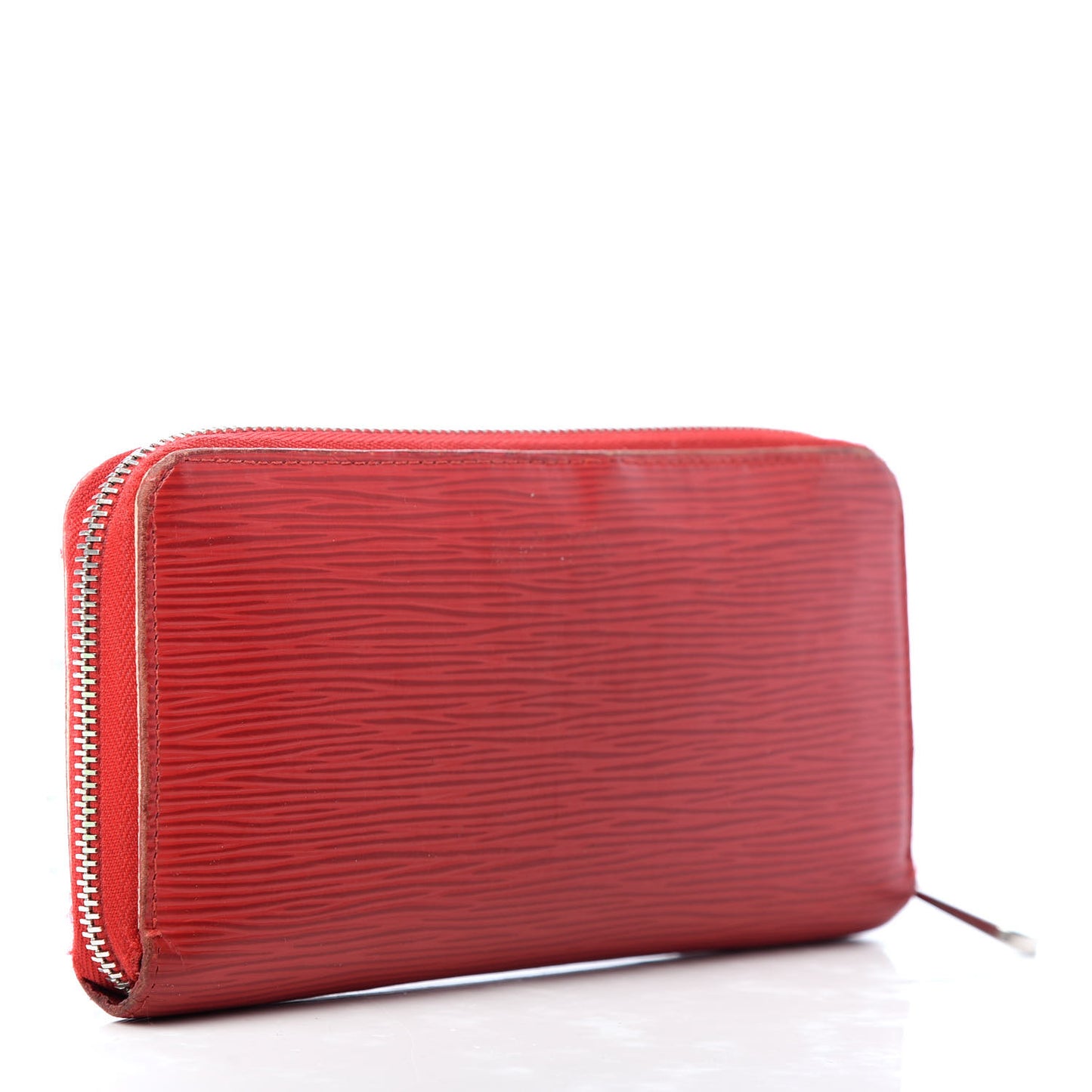 Epi Zippy Wallet Rouge