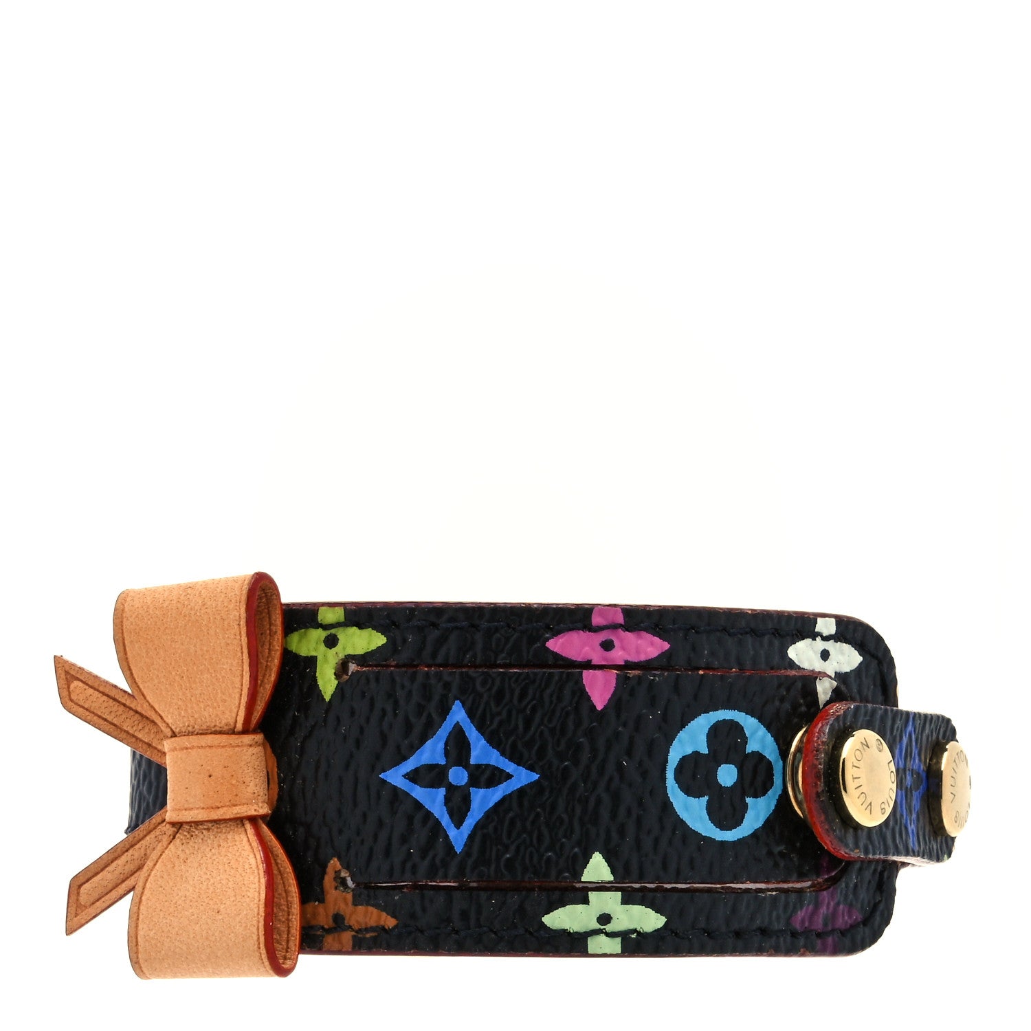 Louis Vuitton Monogram Multicolor Address Wish Bracelet Black 1 of 4