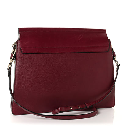 Chloe Calfskin Medium Faye Shoulder Bag Sienna Red 2 of 9