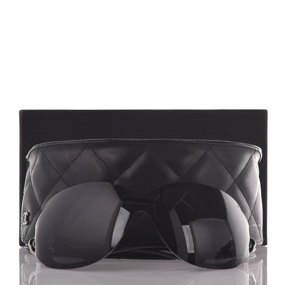 Chanel Camellia CC Sunglasses 6032 Black 9 of 9