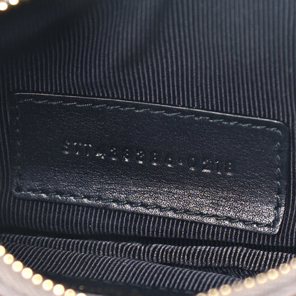 Saint Laurent Calfskin Matelasse Monogram Key Pouch Fog 8 of 9