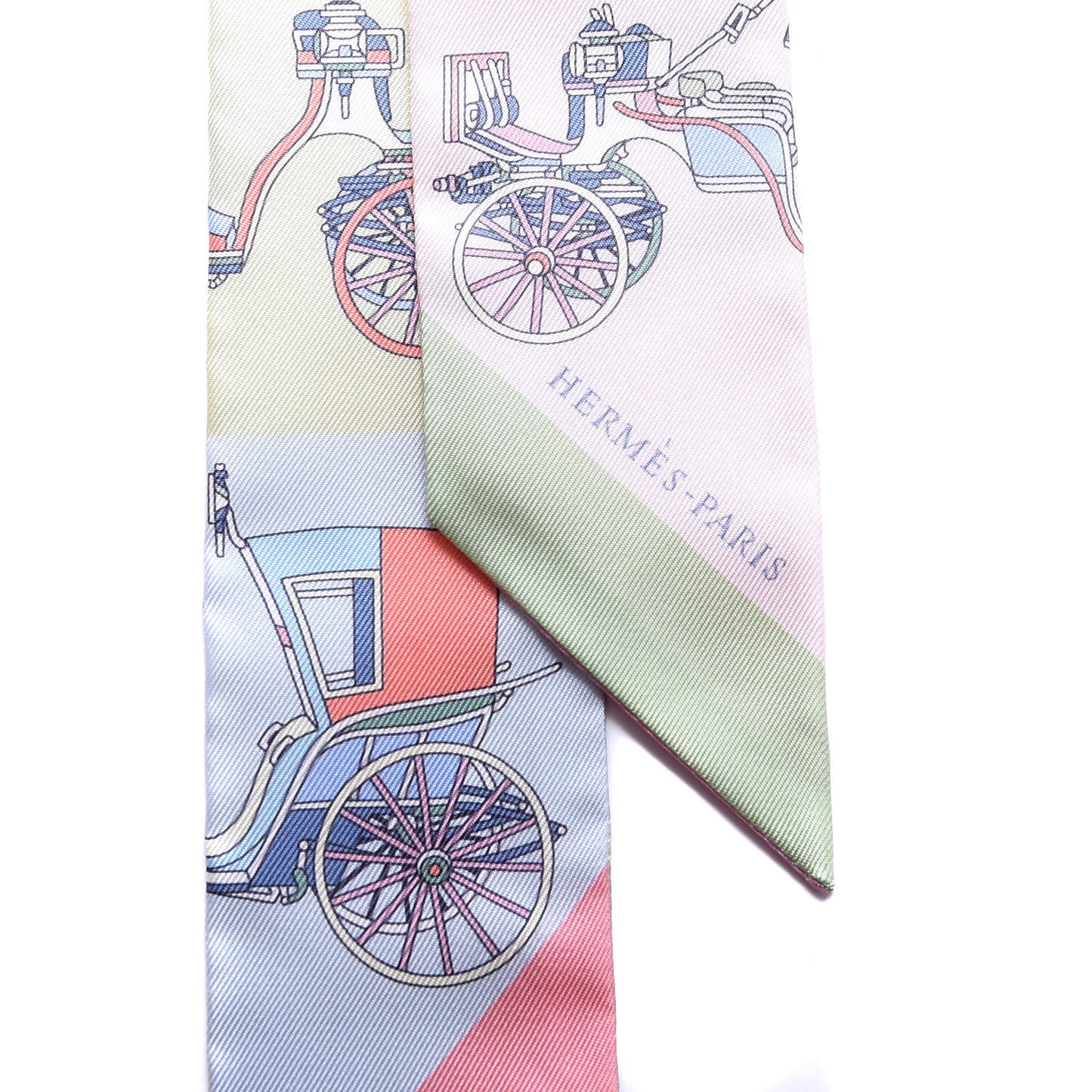 Silk Les Voitures Exquises Twilly Rose Pale Jaune Pale