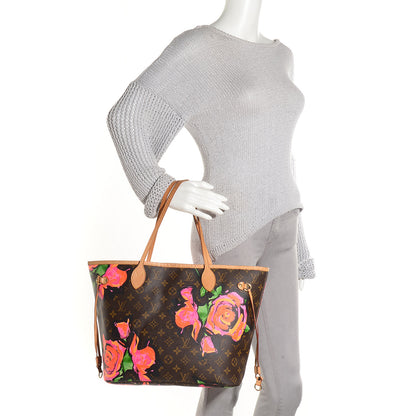Louis Vuitton Monogram Roses Neverfull MM 2 of 7
