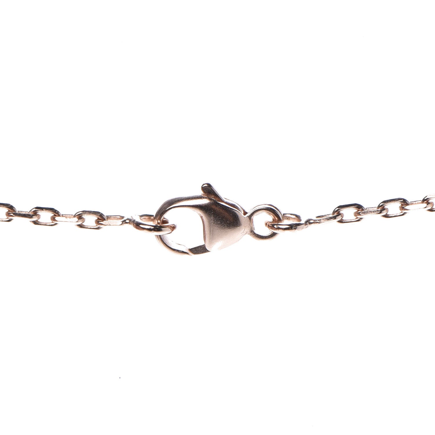 Hermes Lacquered Rose Gold Mini Pop H Pendant Necklace Rose Extreme 5 of 7