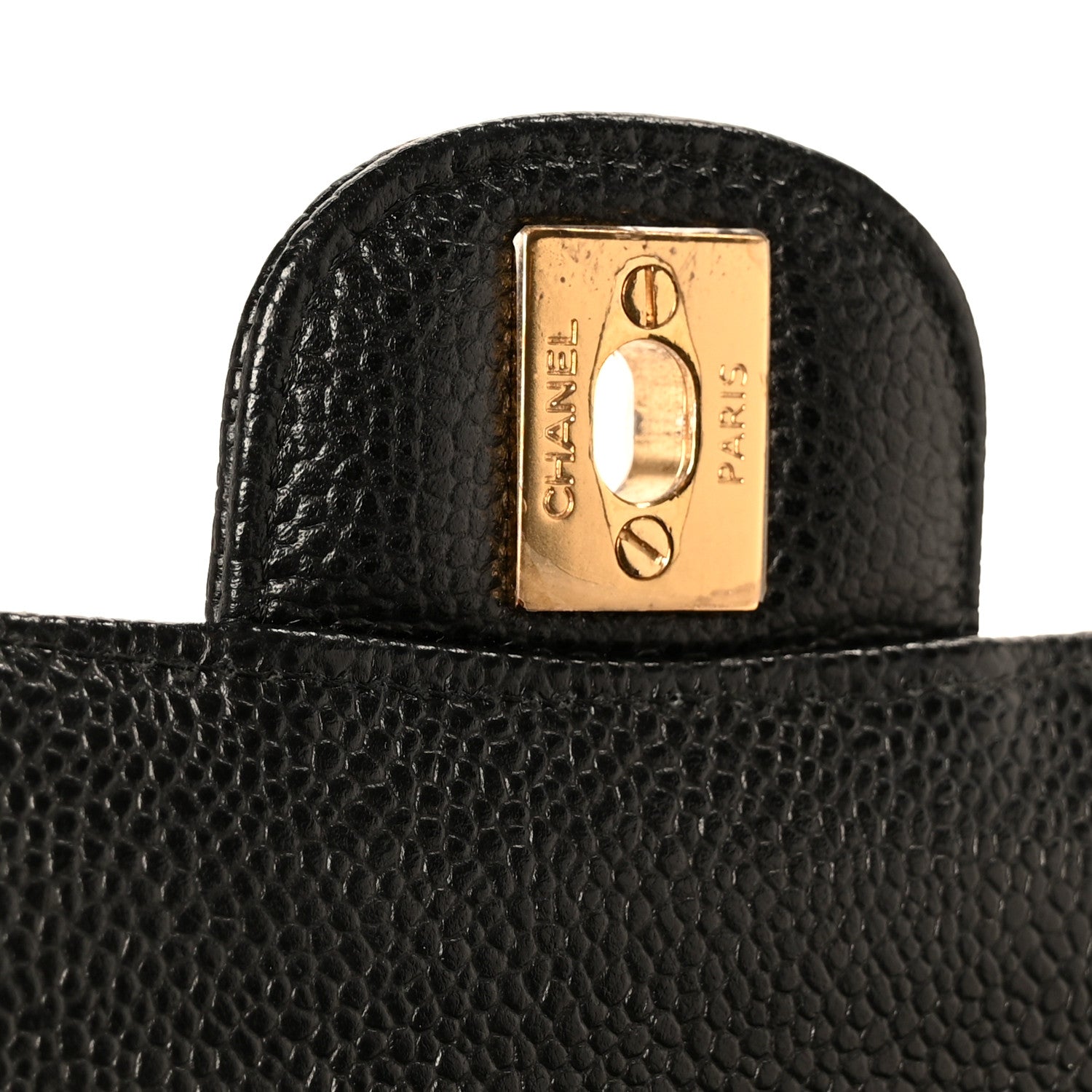 Chanel Caviar Quilted Medium Double Flap Black 7 of 11
