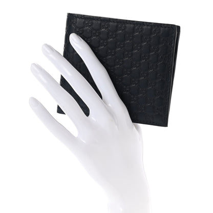 Gucci Microguccissima Mens Bi-Fold Wallet Navy 2 of 9
