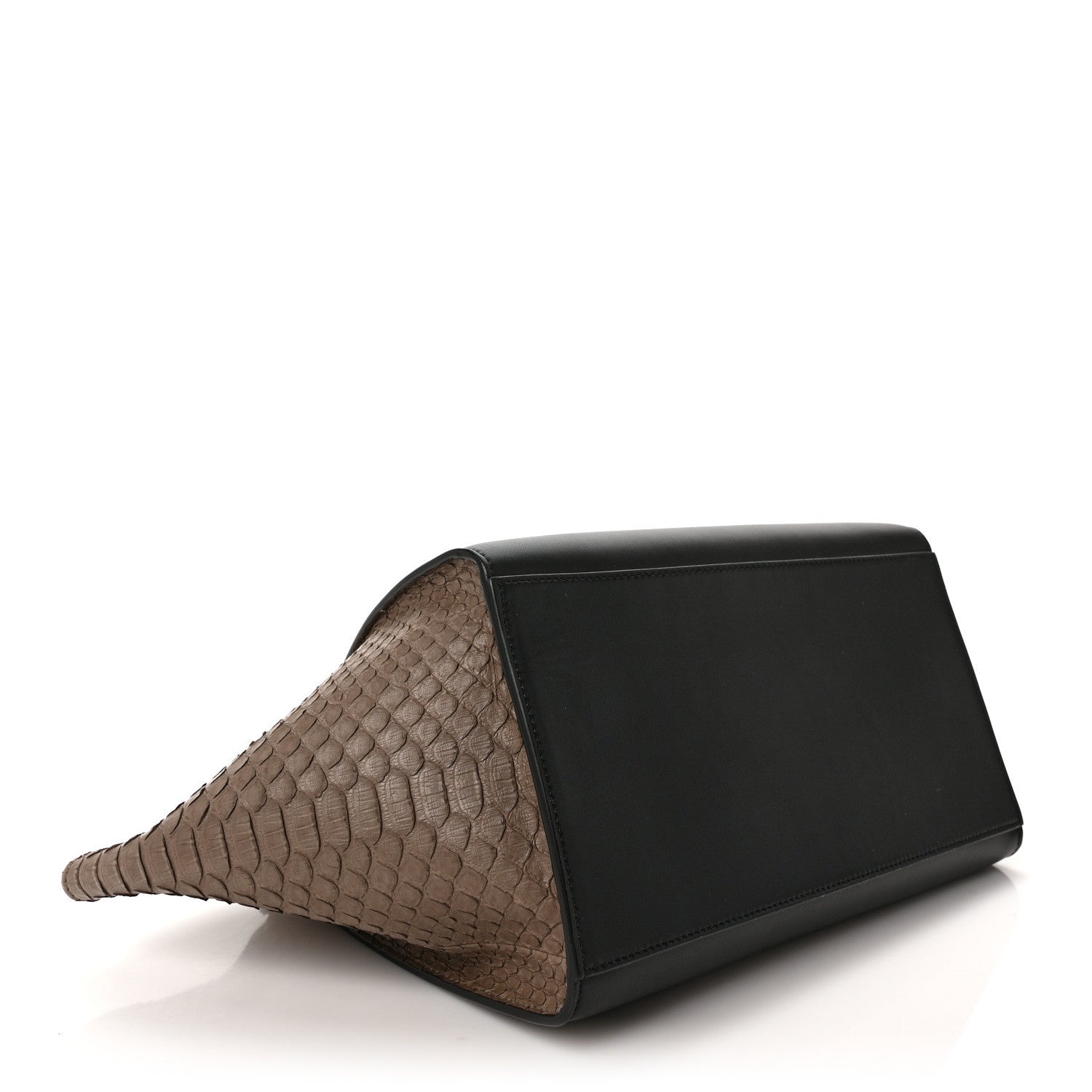 Celine Snakeskin Calfskin Medium Trapeze 4 of 8