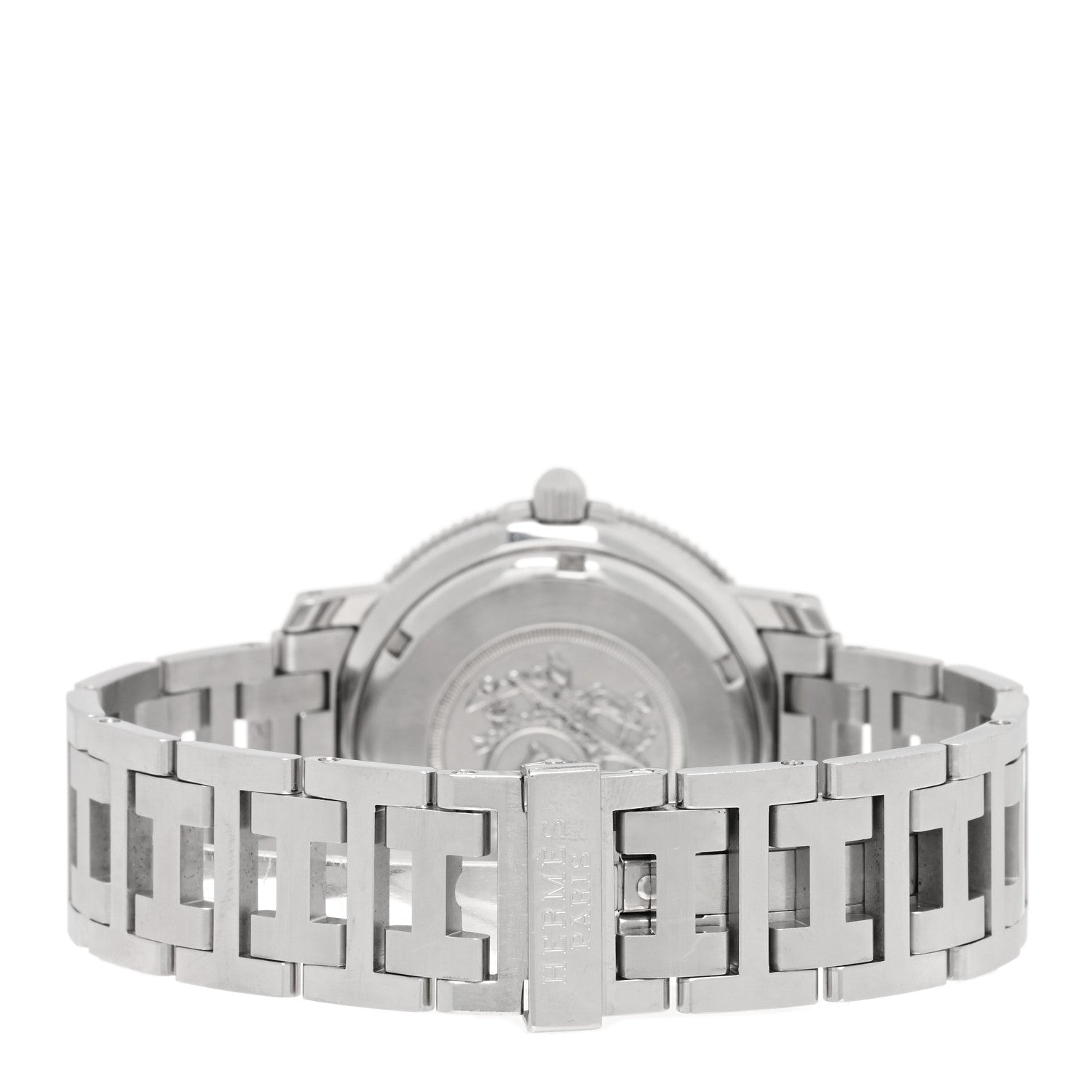 Hermes Stainless Steel 38mm Clipper Diver Quartz Watch White 3 of 4