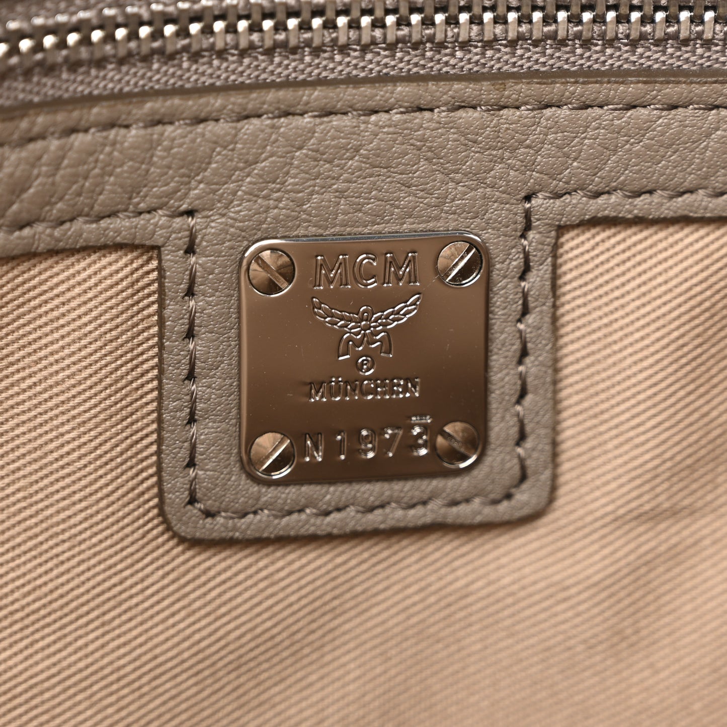 Calfskin Ottomar Monogram Medium Klara Shopper Tote Dove