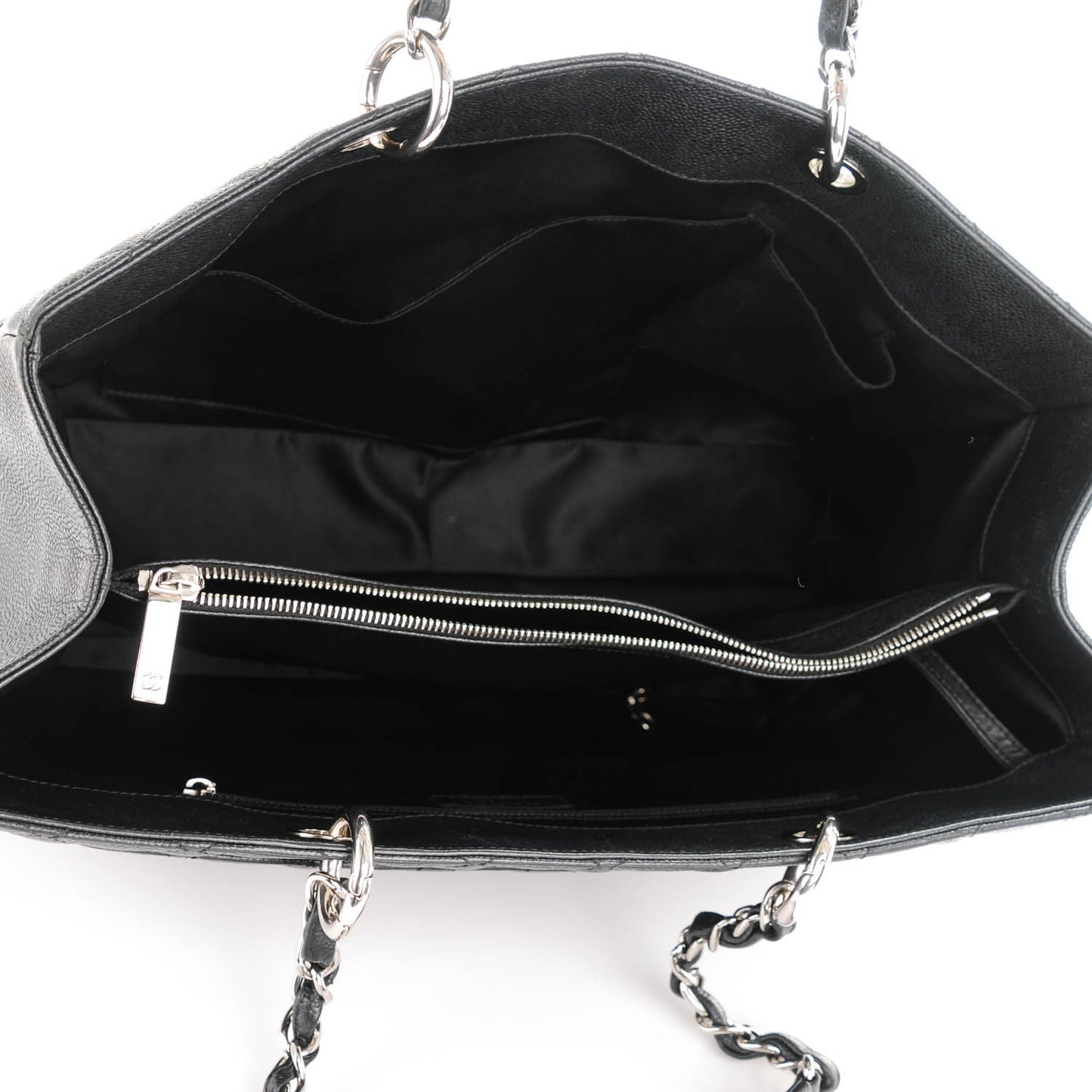 Caviar Quilted XL Grand Shopping Tote GST Black
