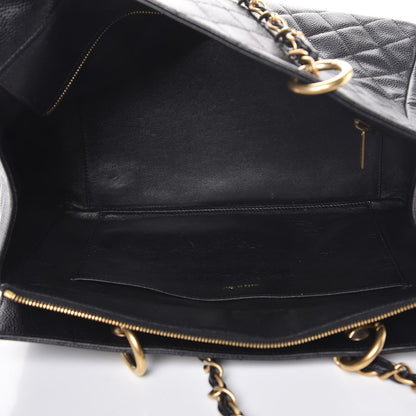 Chanel Caviar Quilted Grand Shopping Tote GST Black 5 of 8
