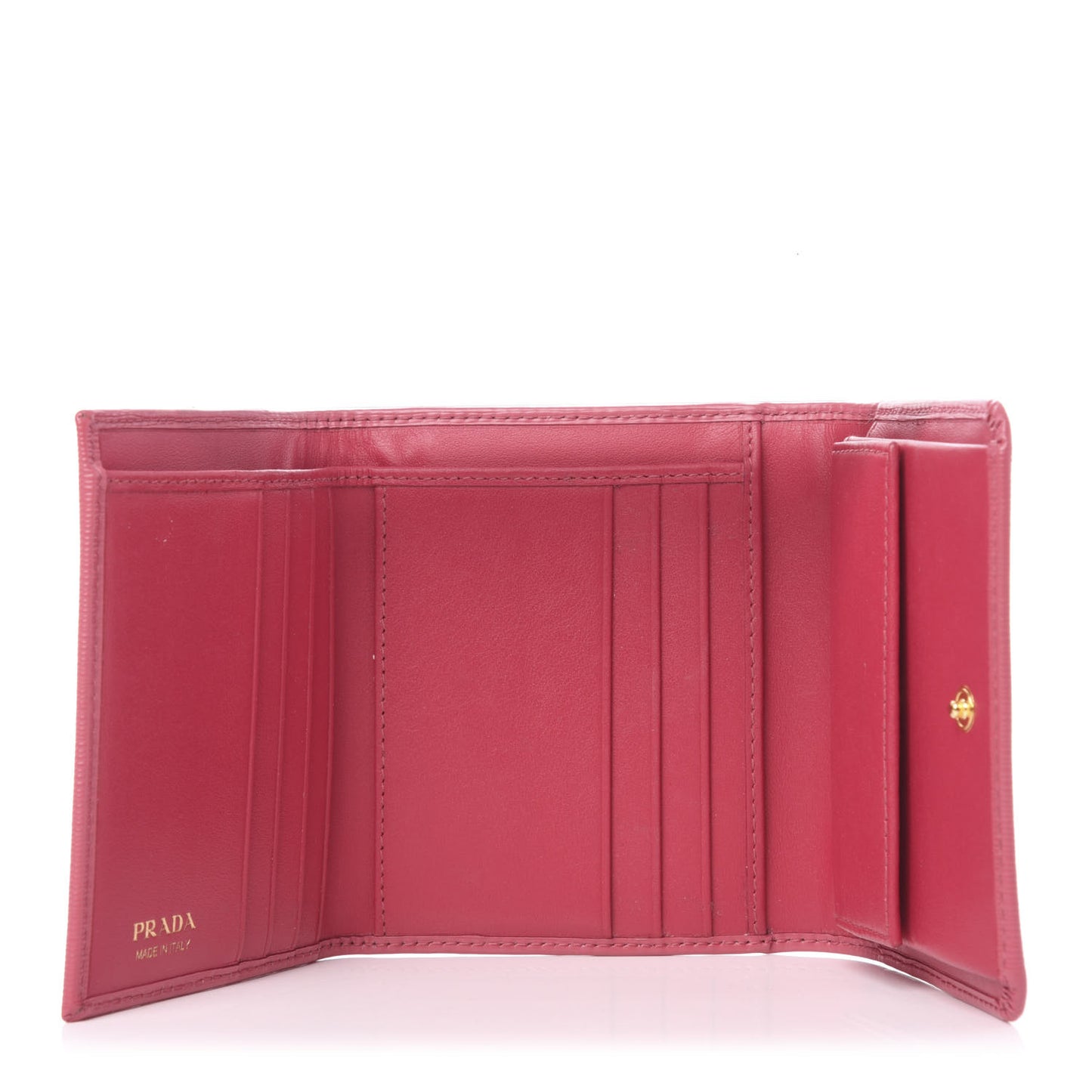 Vitello Move Tri-Fold Compact Wallet Peonia