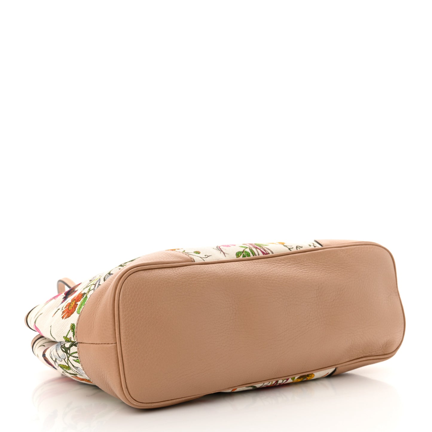 Canvas Floral Flora Tote White