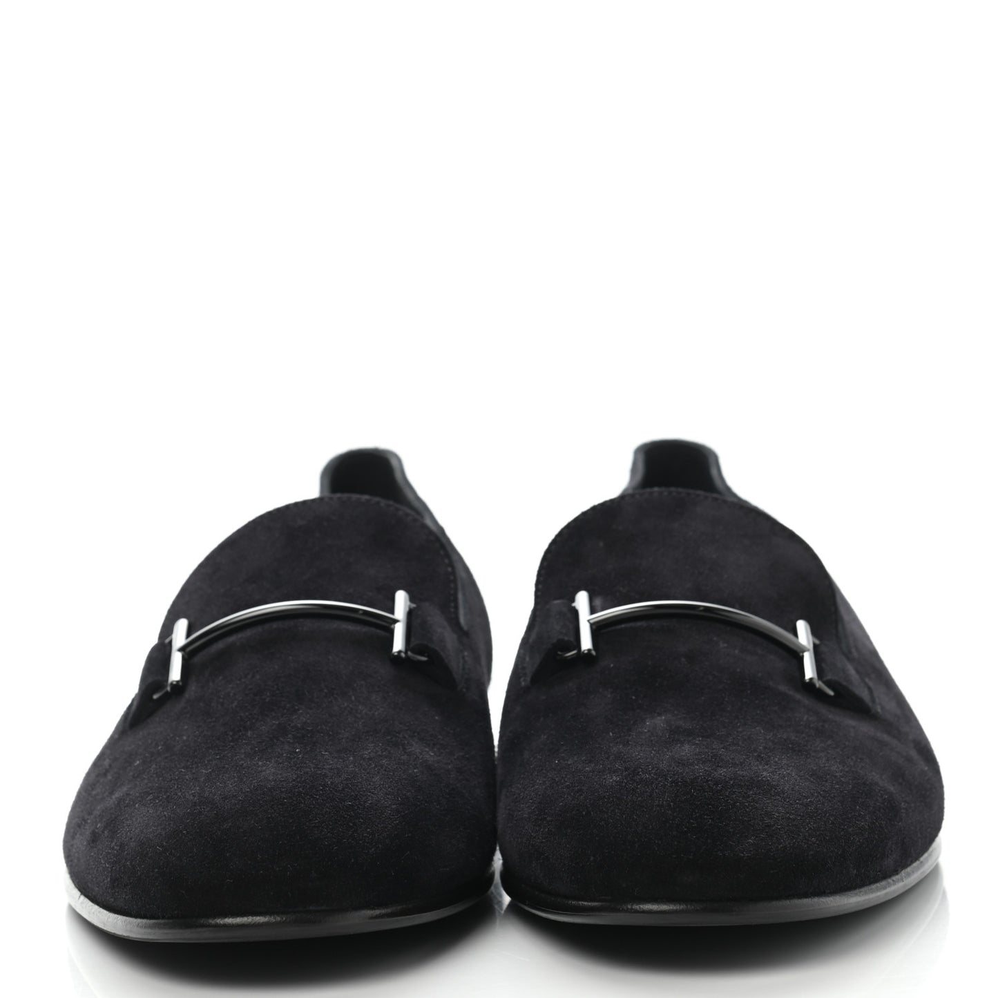 Suede Mens Saga Loafers 43 Black