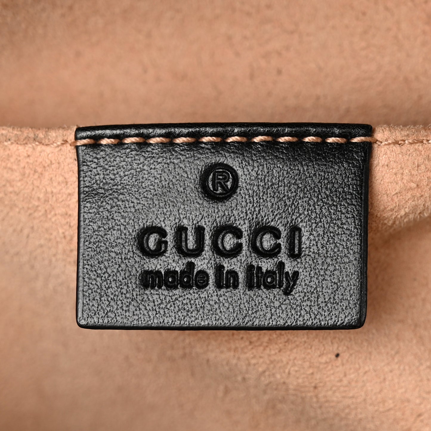 Calfskin Matelasse GG Marmont Backpack Black