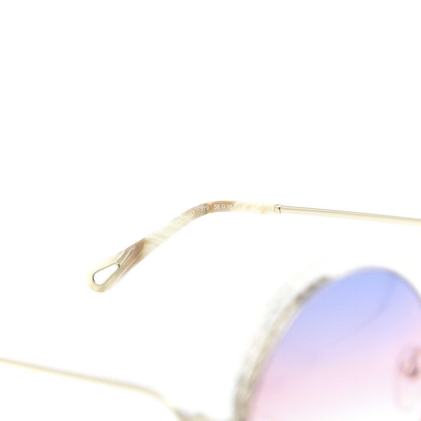 Oversized Round Carlina Sunglasses CE114ST Rainbow