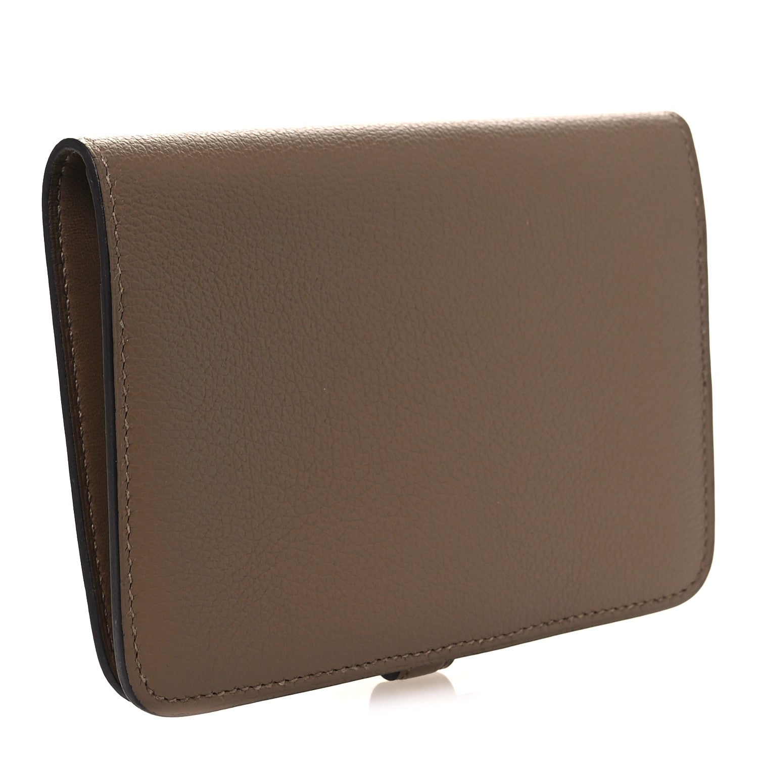 Hermes Togo Dogon Compact Wallet Etoupe 3 of 9