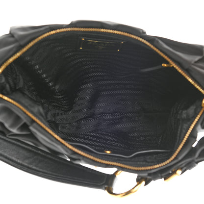 Prada Tessuto Nylon Hobo Black 4 of 6