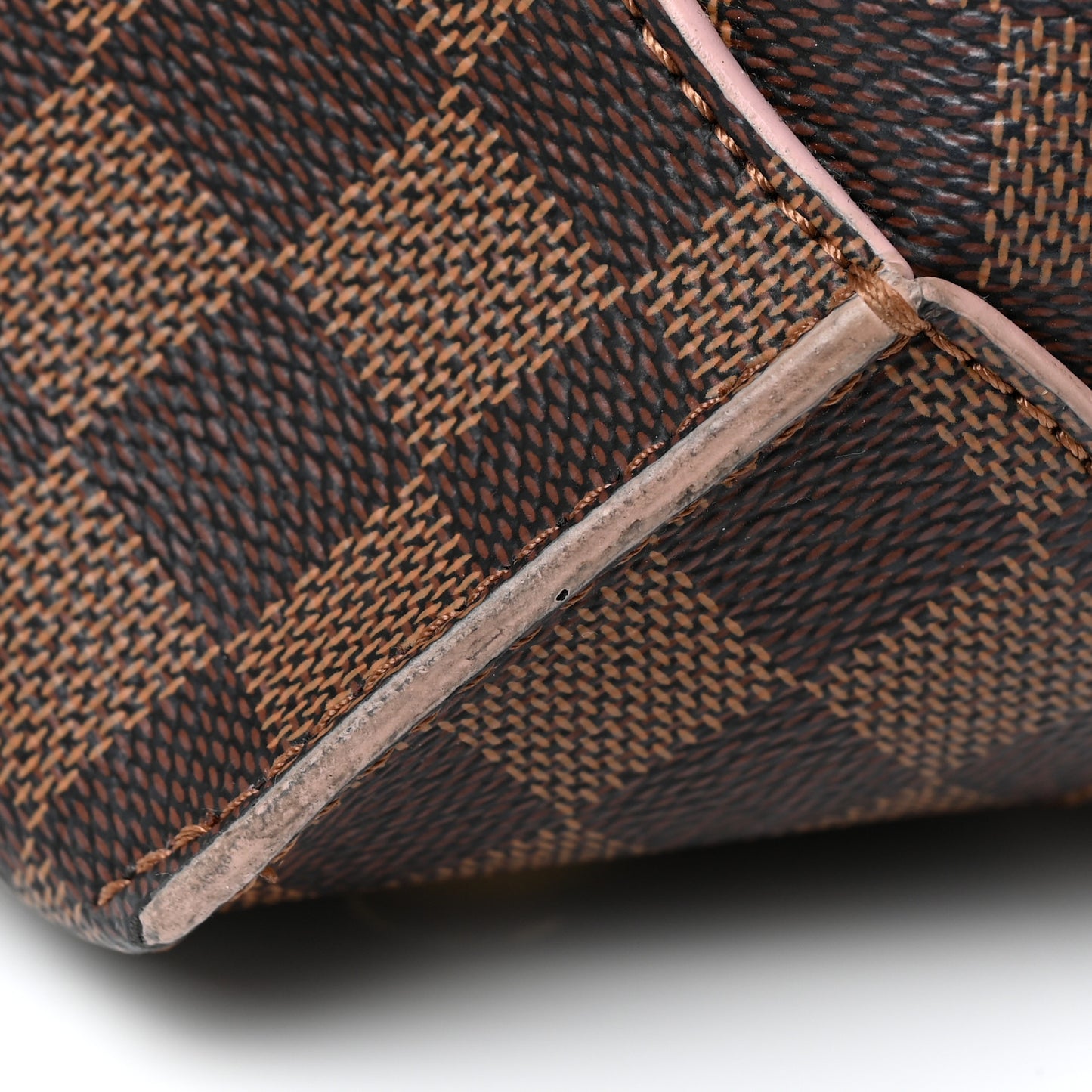 Damier Ebene Caissa Hobo Rose Ballerine