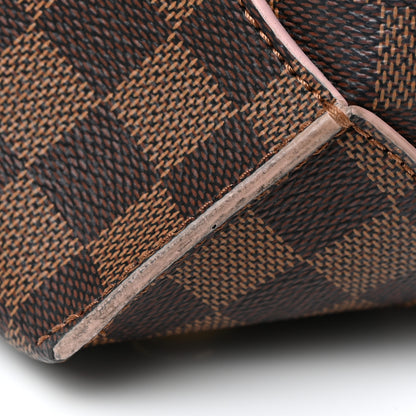 Louis Vuitton Damier Ebene Caissa Hobo Rose Ballerine 11 of 20