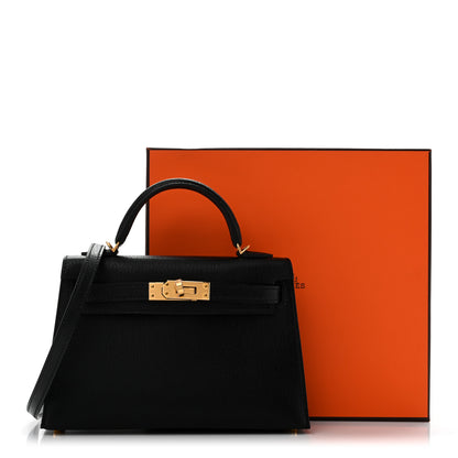 Hermes Chevre Mysore Mini Kelly Sellier 20 Black 11 of 11