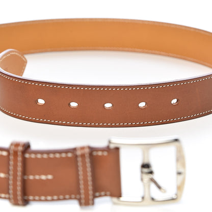 Hermes Barenia Etriviere 40mm Belt 90 Fauve 6 of 8