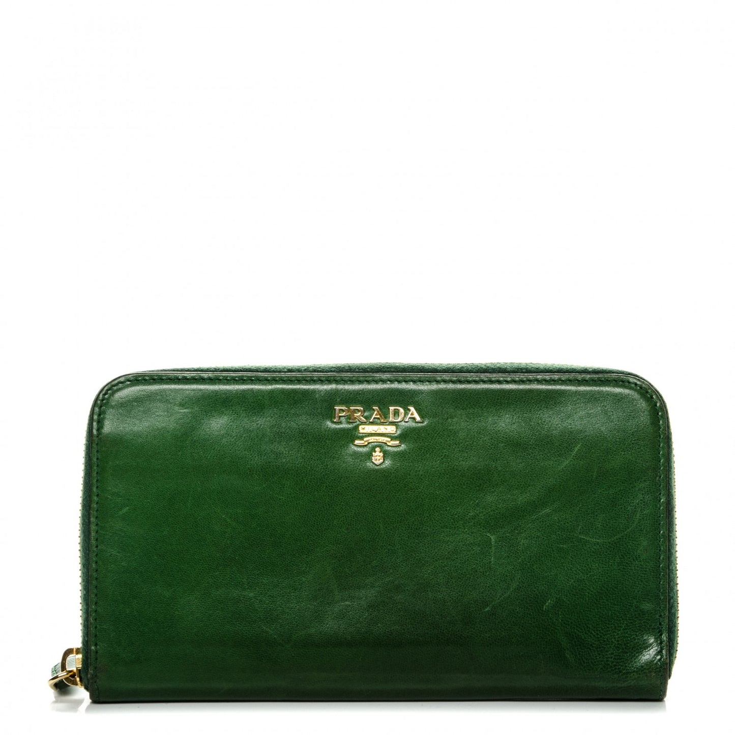 Vitello Shine Zip Around Wallet Edera